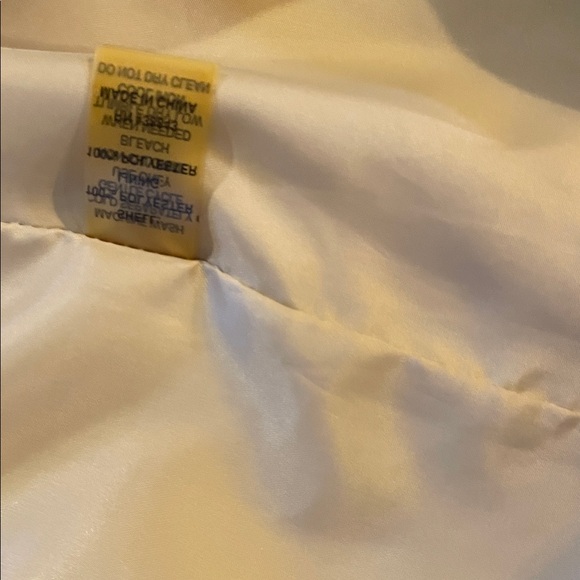 Vintage TAHARI tan/gold quiet luxury, Y2K dressy trench overcoat size SM - Picture 4 of 11